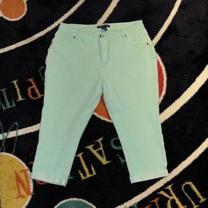 Light Blue Women's Capris